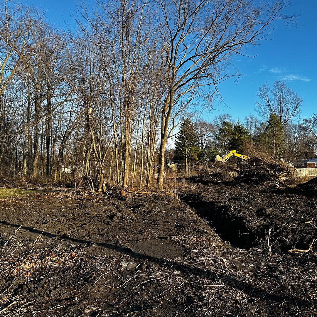 land clearing by Brobst Earthworks