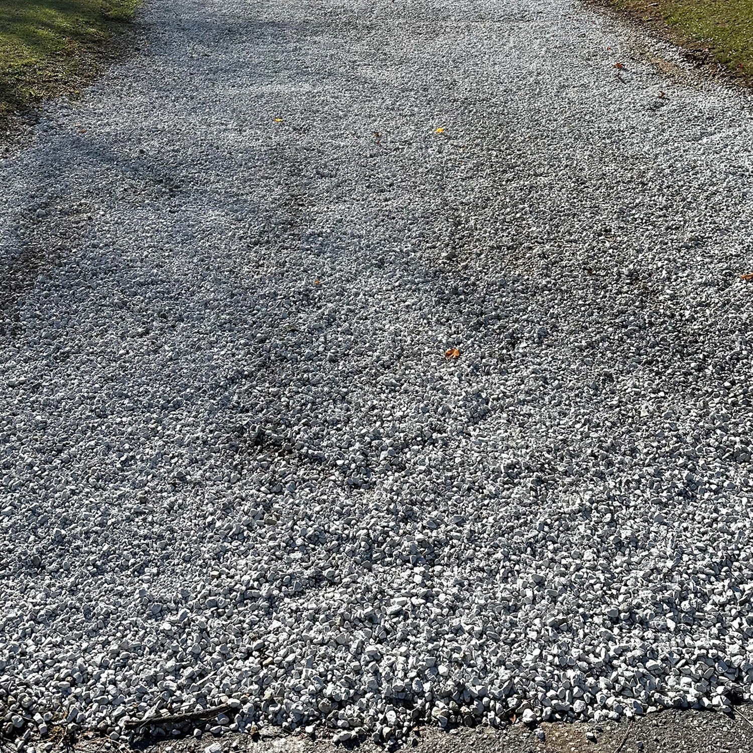 gravel driveway installation by Brobst Earthworks